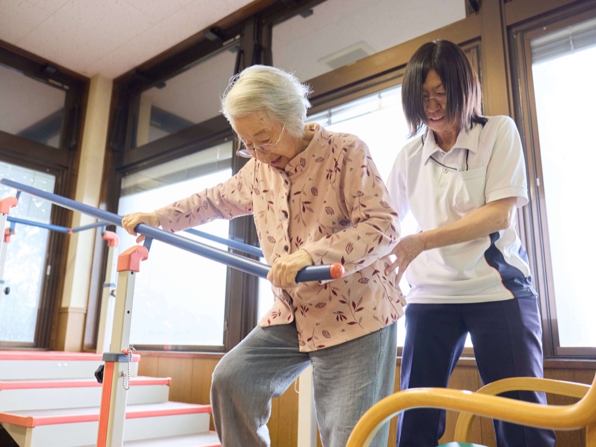 在宅復帰に向けた支援の様子